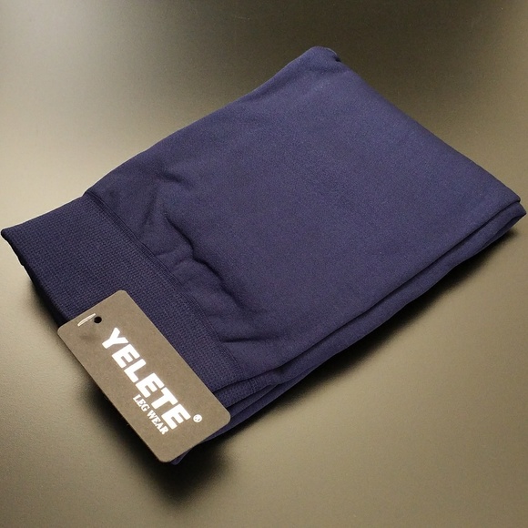 Women mediumwaist "FLEECES" Leggings navy - Picture 6 of 6